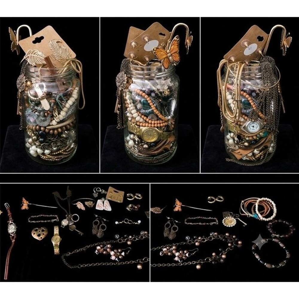 Earthy Boho Cottagecore, Grandmacore curated jewelry set
